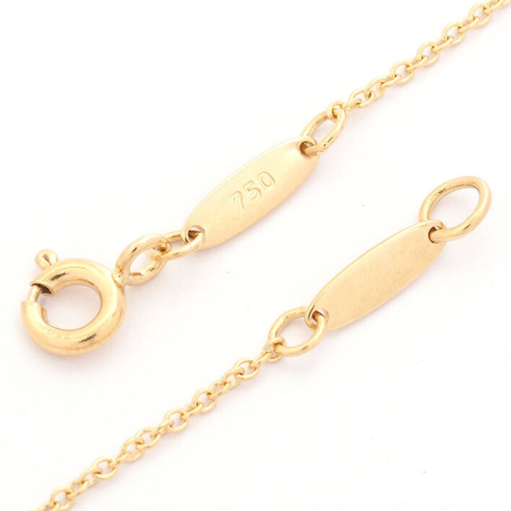 Tiffany Quadrofolio Clover FourLeaf Flower Necklace Yellow Gold - Picture 4 of 6